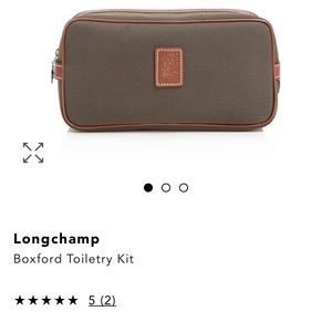Authentic never used longchamp men’s toiletry bag